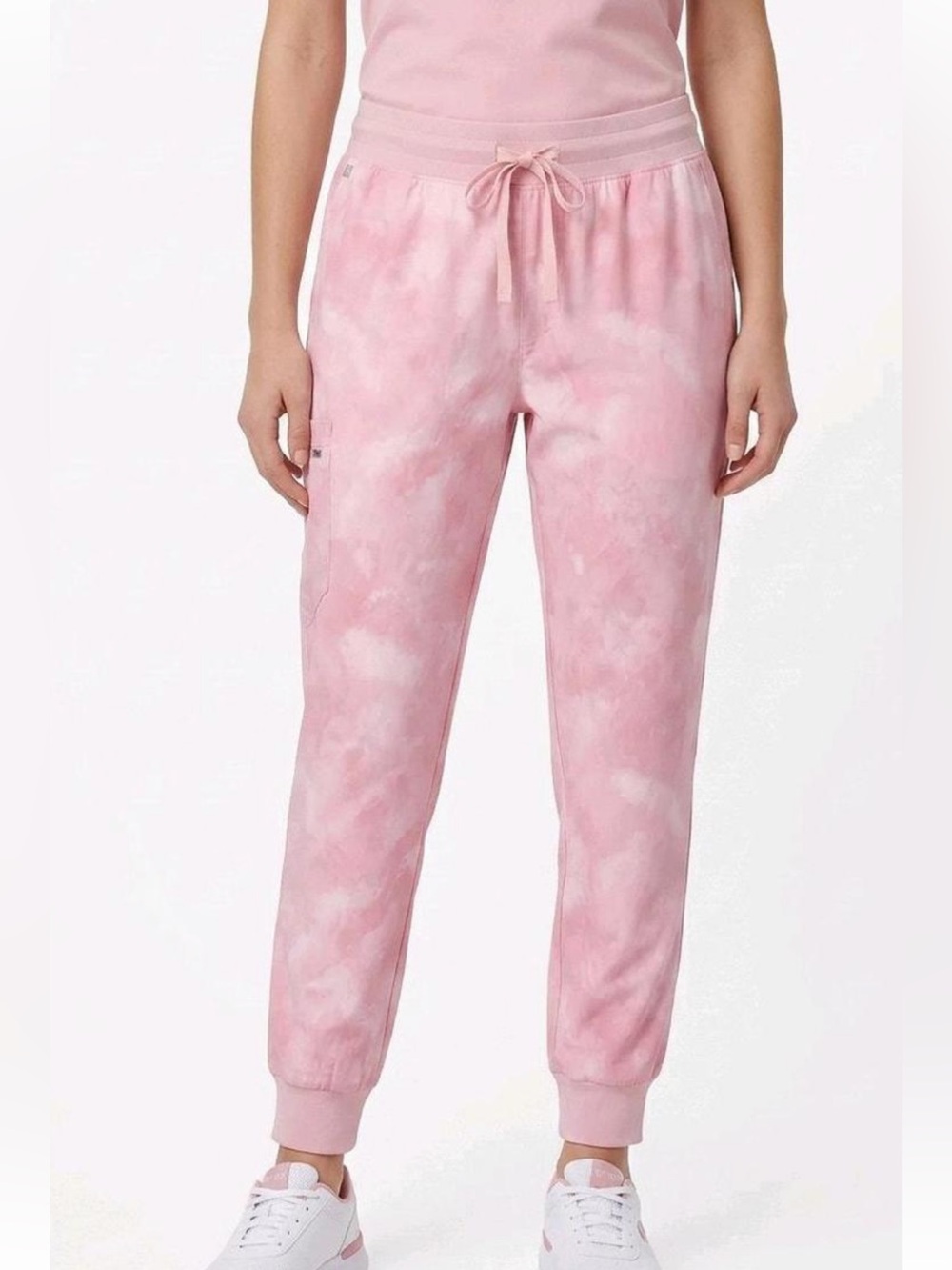 LIMITED EDITION Pink Marble Scrubs set Figs Medium - Picture 2 of 7